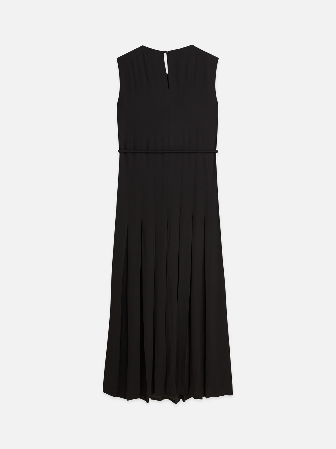 Pleated ankle length dress