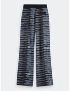Lurex Jacquard Trousers flat lay back view by Scotch & Soda