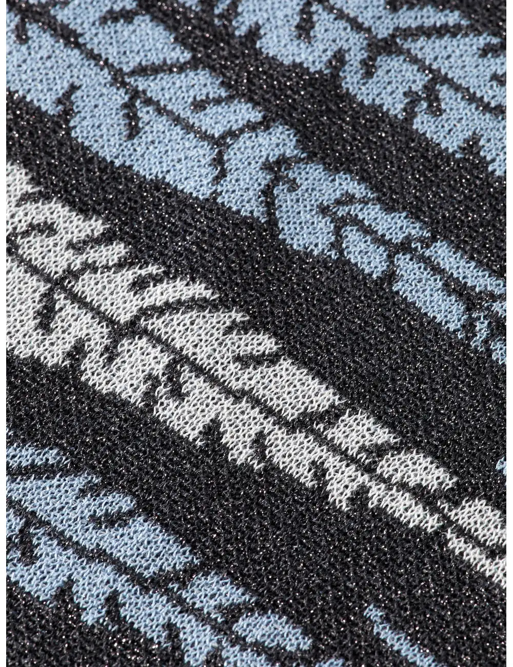 Lurex Jacquard Trousers detail view by Scotch & Soda