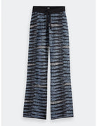 Lurex Jacquard Trousers flat lay front view by Scotch & Soda