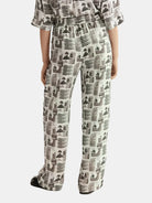 mid-rise-wide-leg-elasticated-trousers detail shot by Scotch & Soda