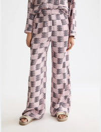 Wide Leg Pyjama Trousers