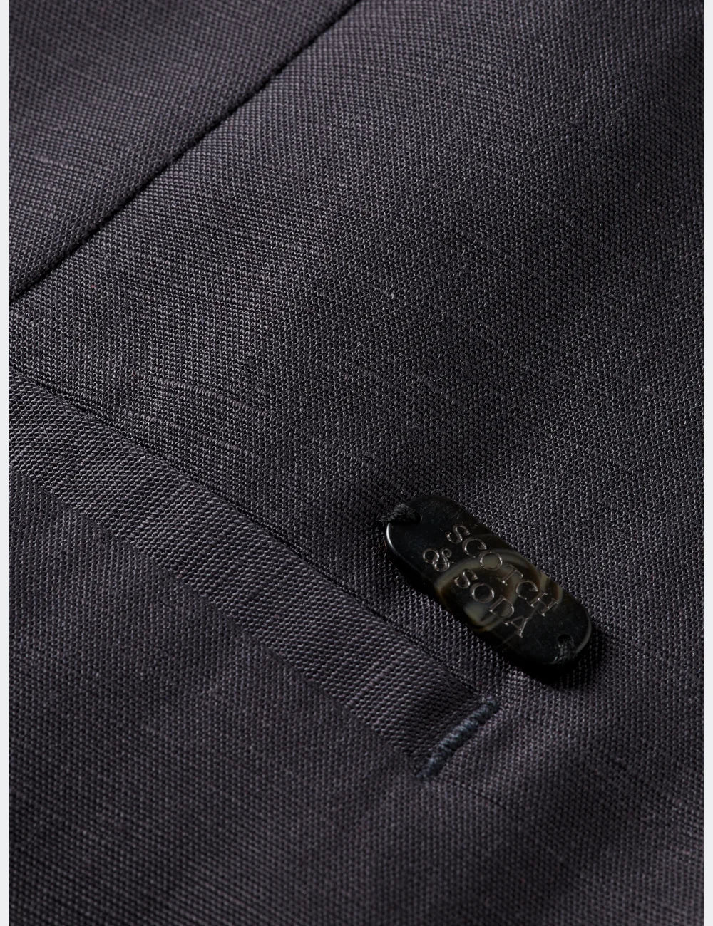 Wide Leg Drapey Pant detail view by Scotch & Soda