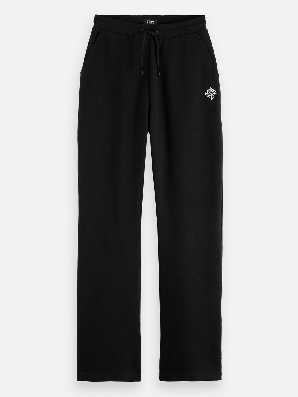 Artwork wide leg sweatpants