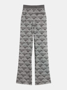 monogram-jacquard-knitted-trousers back view by Scotch & Soda
