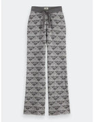 Monogram Jacquard Trousers full model shot showing overall fit by Scotch & Soda