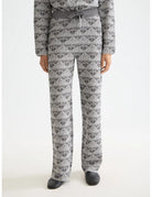 Monogram Jacquard Trousers close-up on model showing fit and detail by Scotch & Soda