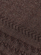 metallic-pointelle-knitted-trouser detail shot by Scotch & Soda