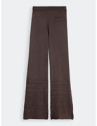 Knitted Metallic Trousers flat lay back view by Scotch & Soda
