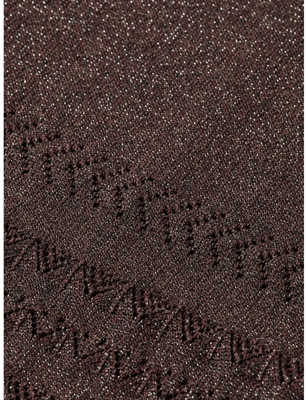 Knitted Metallic Trousers detail view by Scotch & Soda