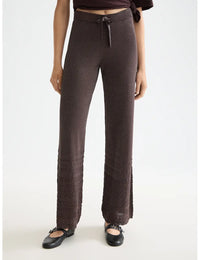 Knitted Metallic Trousers