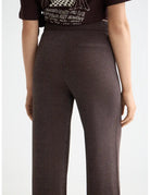 Knitted Metallic Trousers detail view by Scotch & Soda