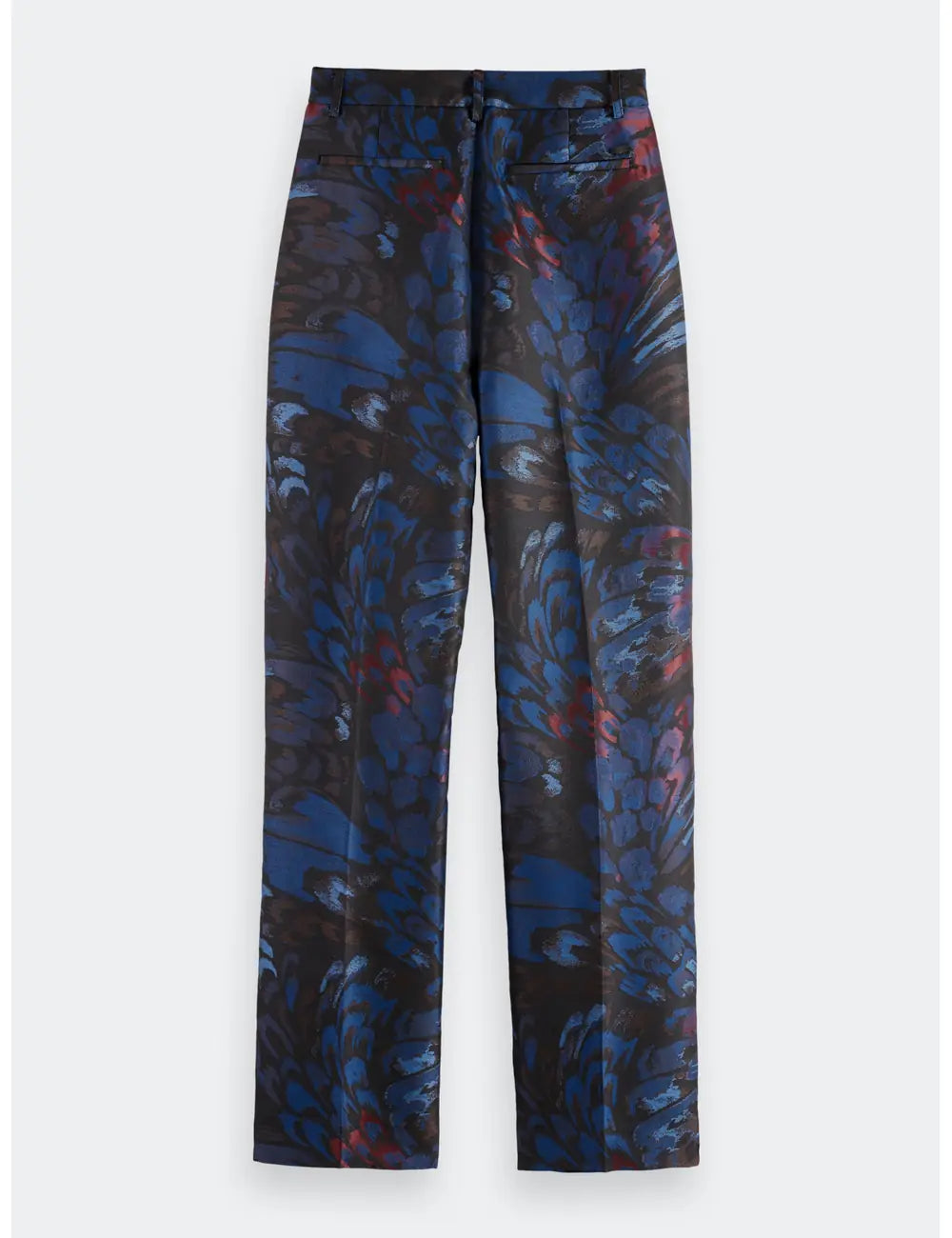 Ripple Jacquard Pant flat lay back view by Scotch & Soda