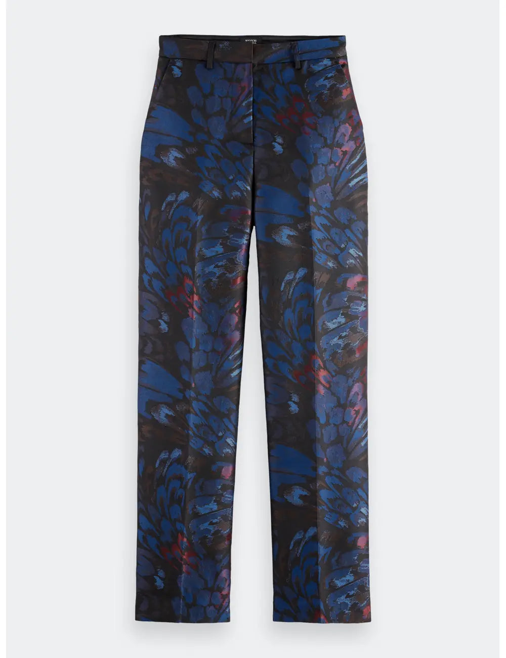 Ripple Jacquard Pant flat lay front view by Scotch & Soda