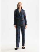 Ripple Jacquard Pant full model shot showing overall fit by Scotch & Soda