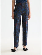 Ripple Jacquard Pant close-up on model showing fit and detail by Scotch & Soda