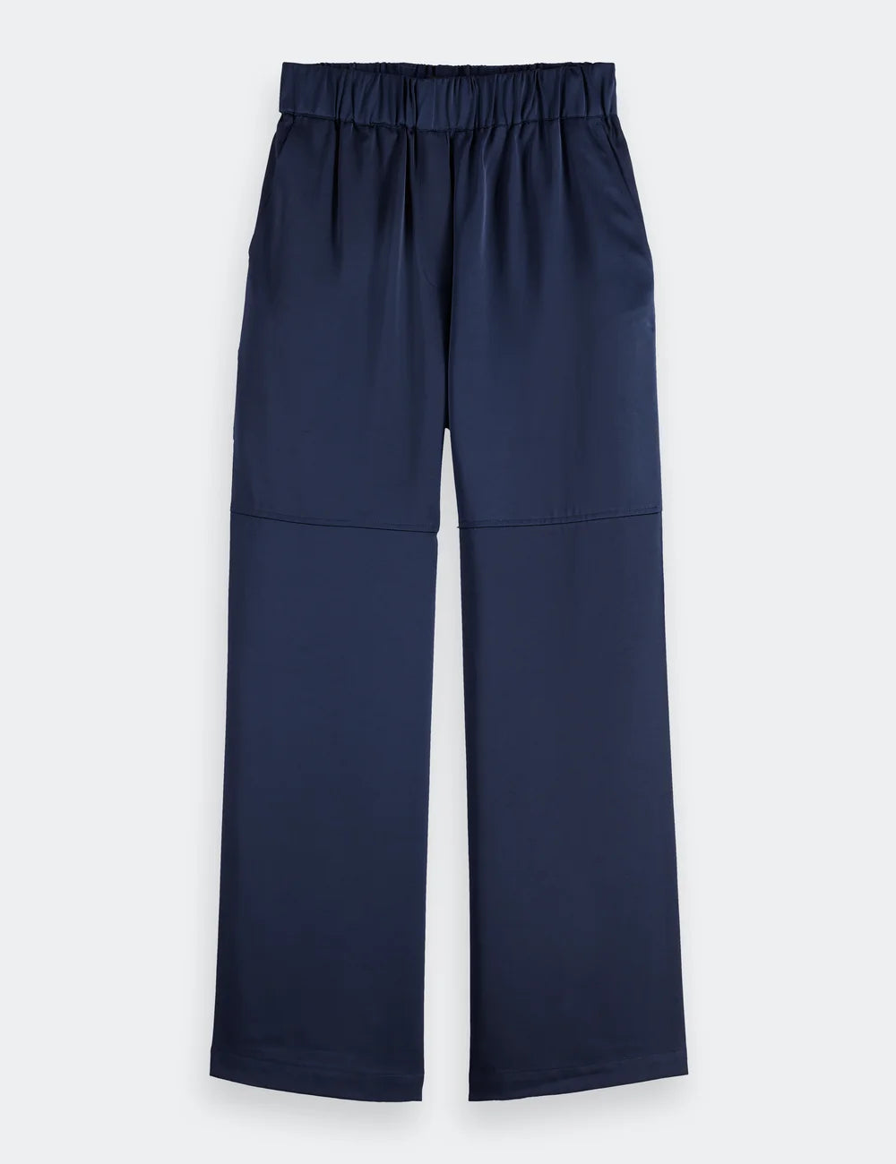 Satin Wide Leg Pants detail view by Scotch & Soda