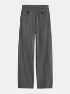 quinn-pinstripe-mid-rise-pleat-front-wide-leg-pant back view by Scotch & Soda