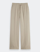 Wide Leg Gabardine Pant flat lay front view by Scotch & Soda