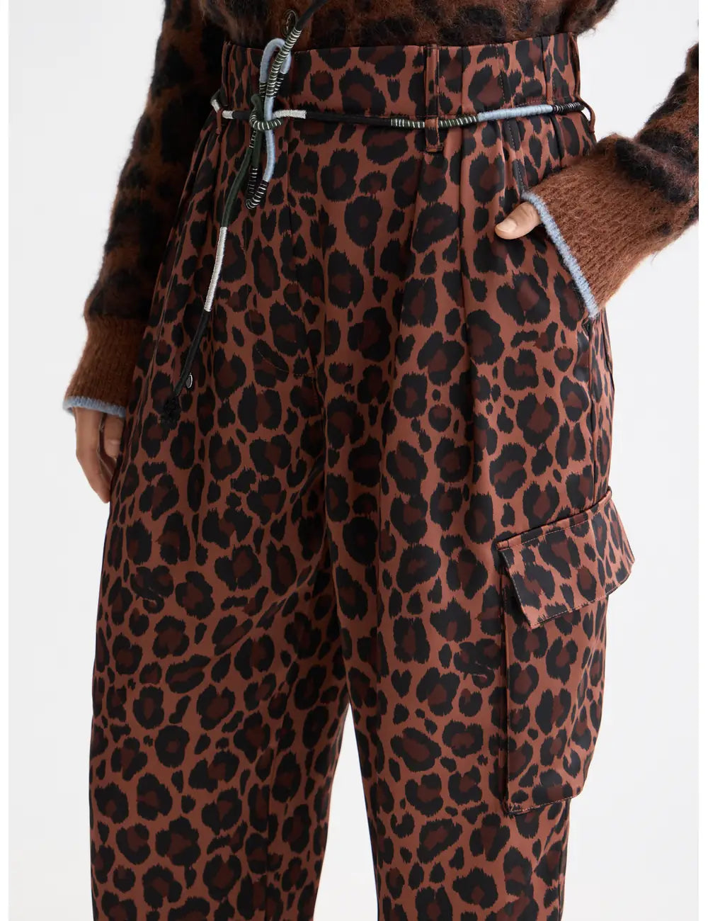 Satin Cargo Pant detail view by Scotch & Soda