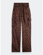 Satin Cargo Pant flat lay back view by Scotch & Soda