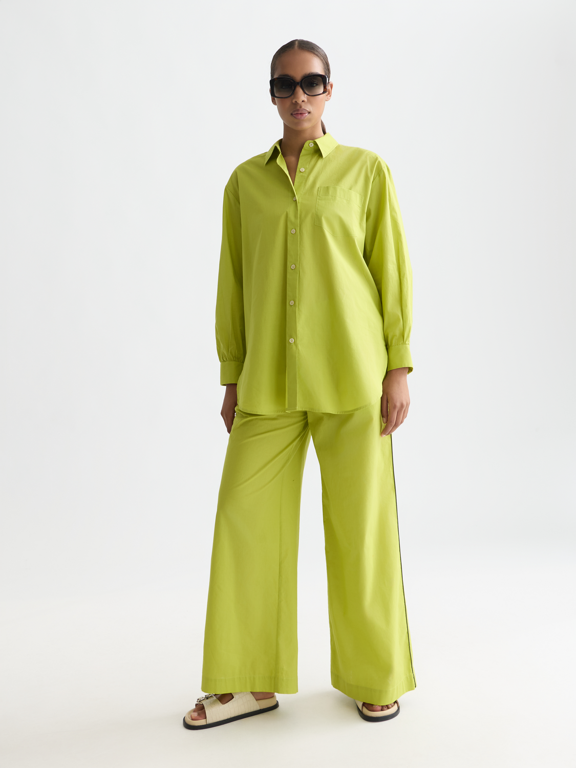 Cotton-voile beach pants