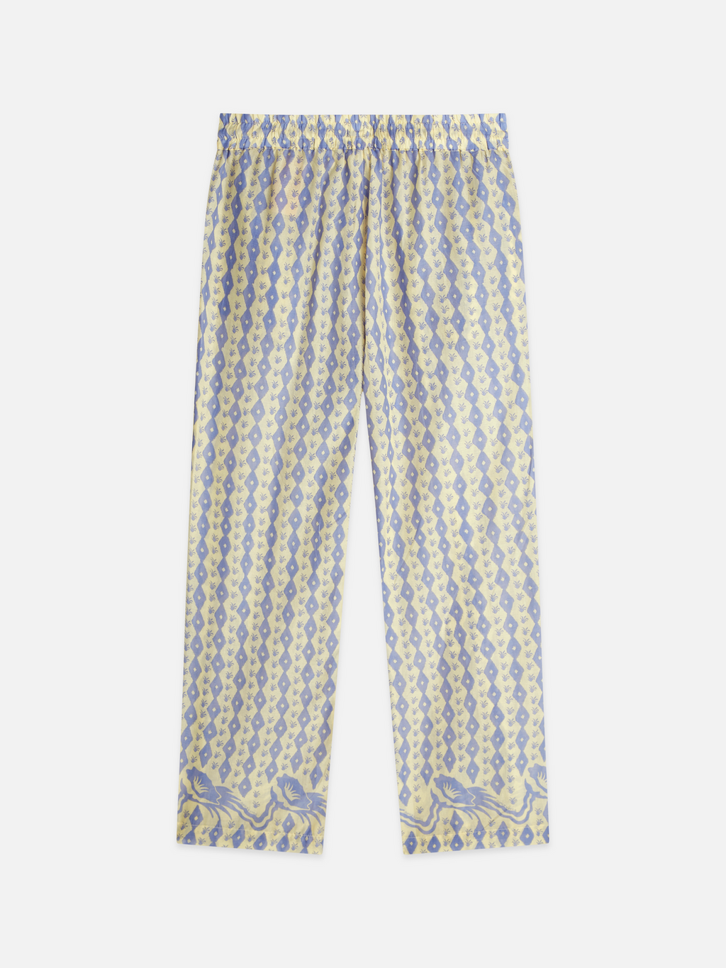 Gia printed cotton voile pants