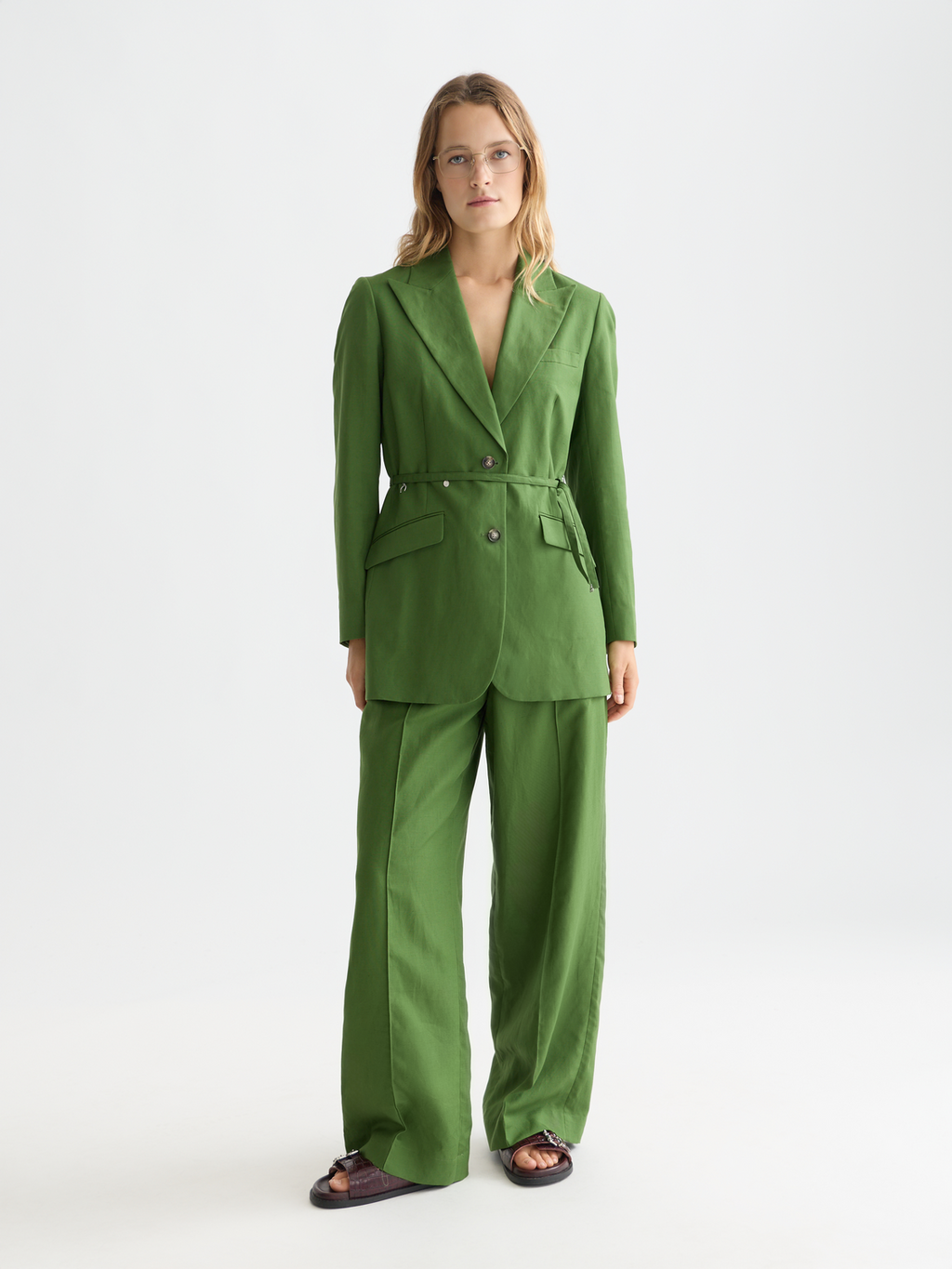 Lou high rise wide leg pants