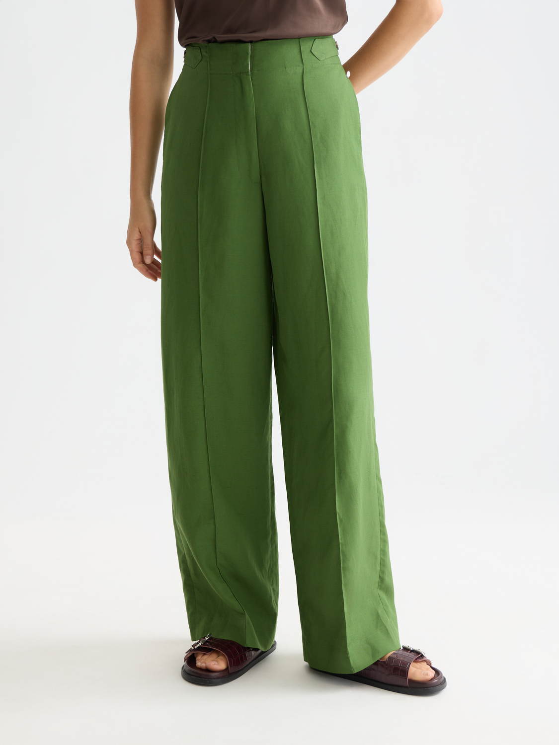 Lou high rise wide leg pants
