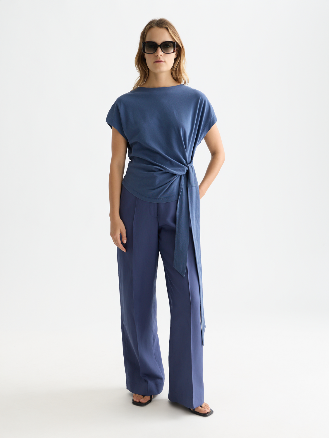 Lou high rise wide leg pants