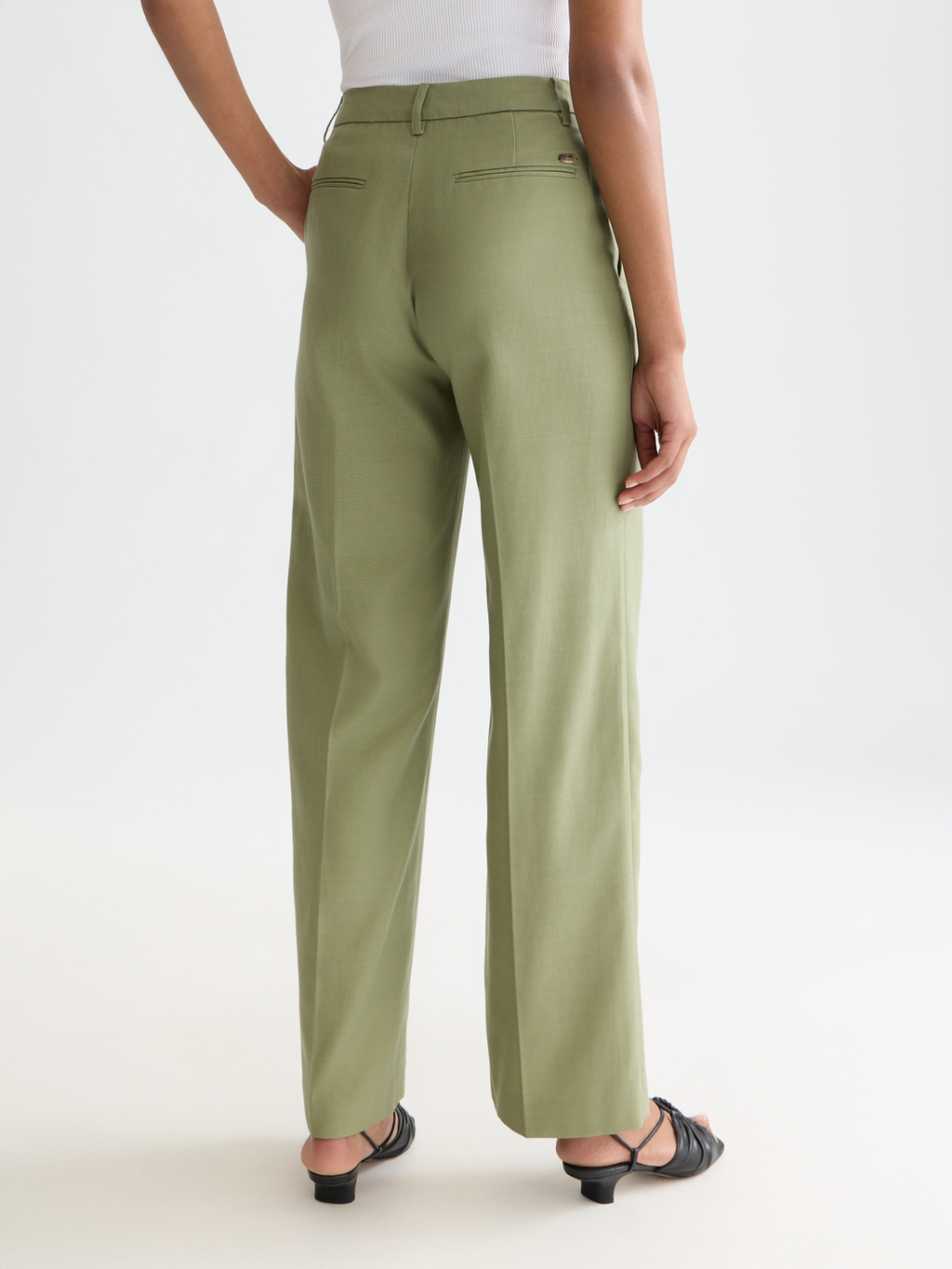 Edie High rise wide leg pants