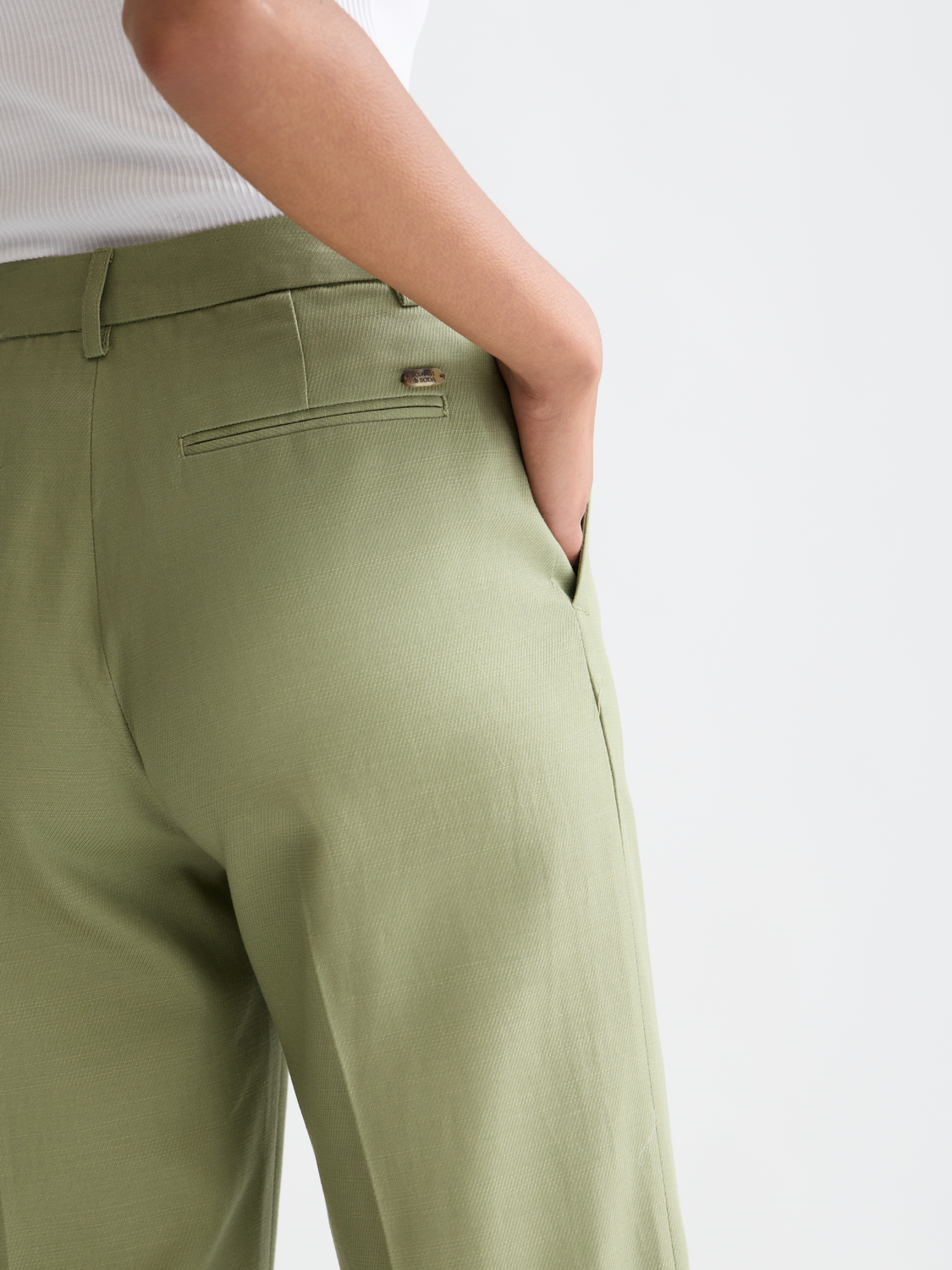 Edie High rise wide leg pants