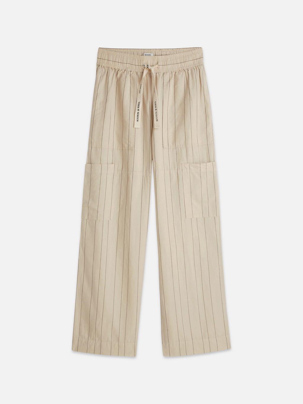Noa Linen high-rise wide-leg relaxed pants