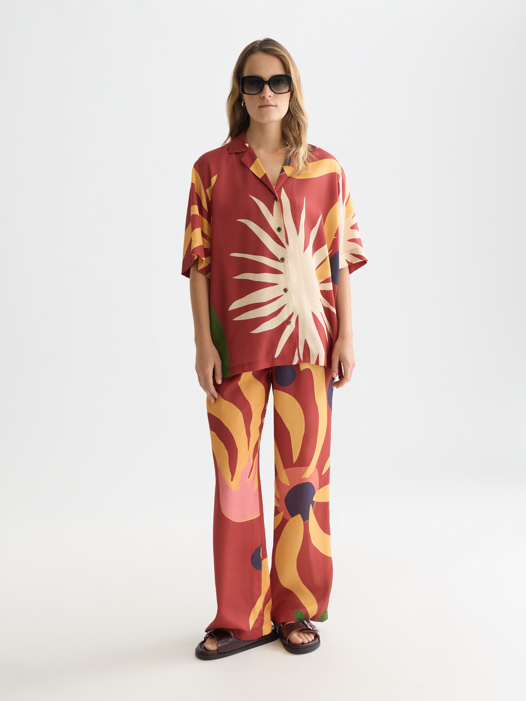 Gia printed pants