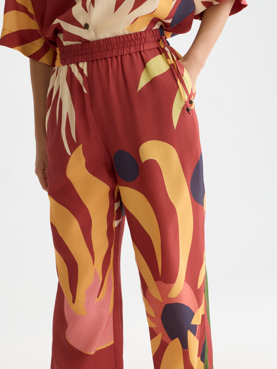 Gia printed pants