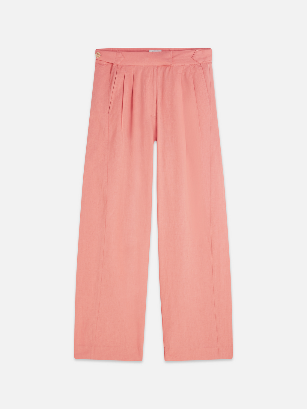 Quinn mid rise wide leg linen cotton pants