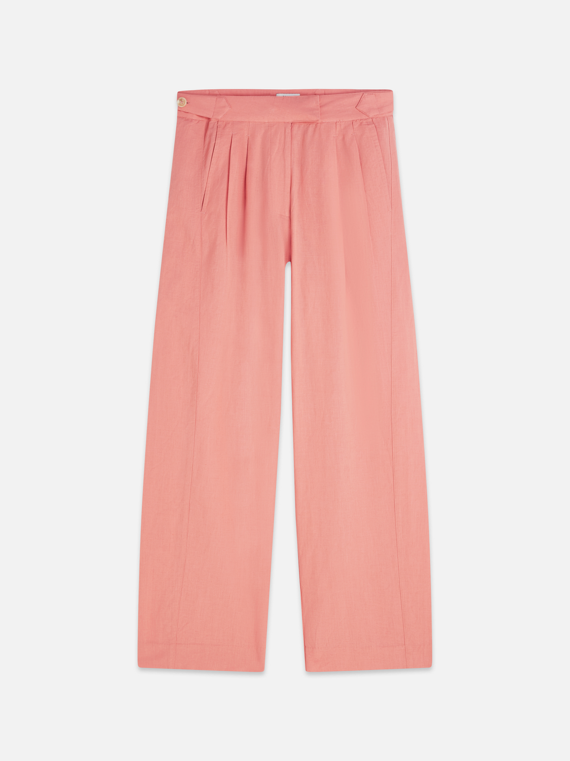 Quinn mid rise wide leg linen cotton pants