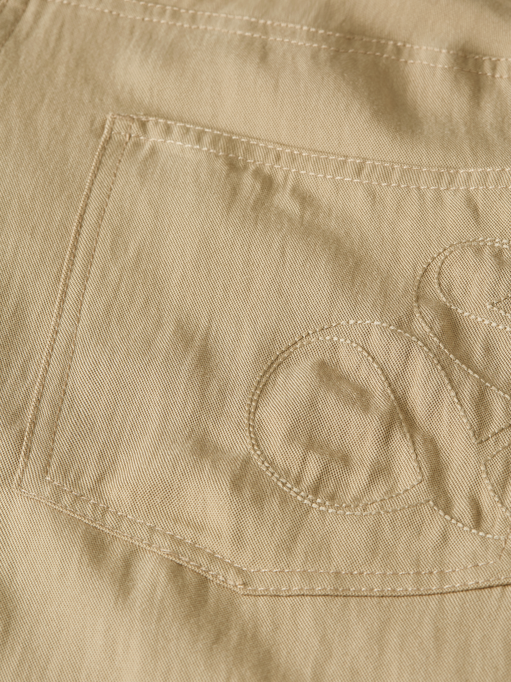 Lotus Twill high rise barrel leg pants