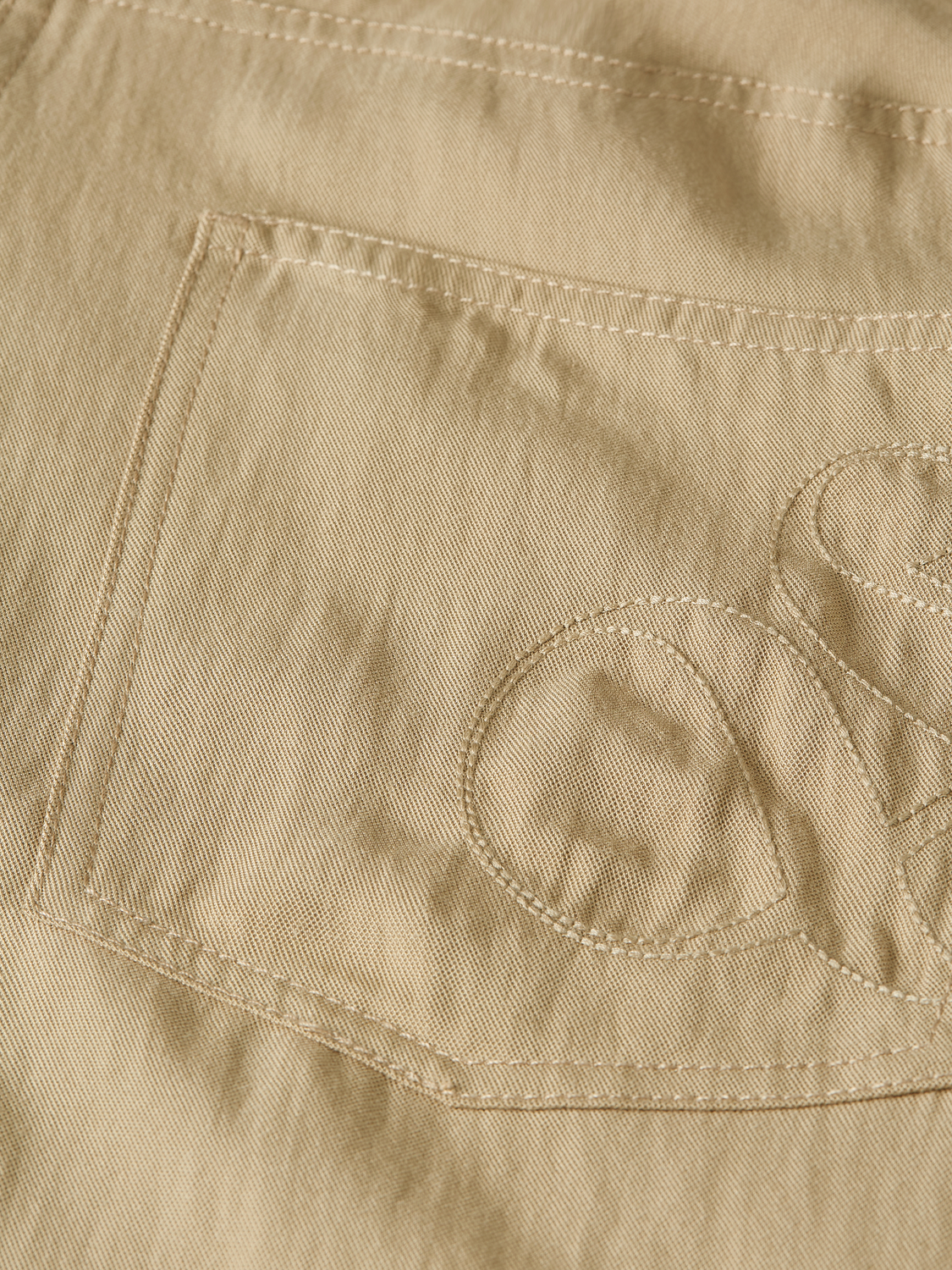 Lotus Twill high rise barrel leg pants