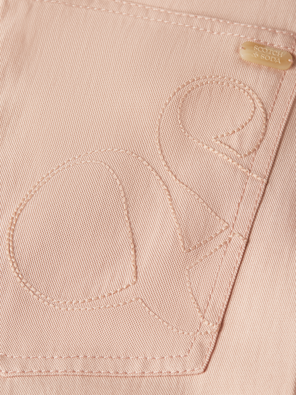 Lotus Twill high rise barrel leg pants