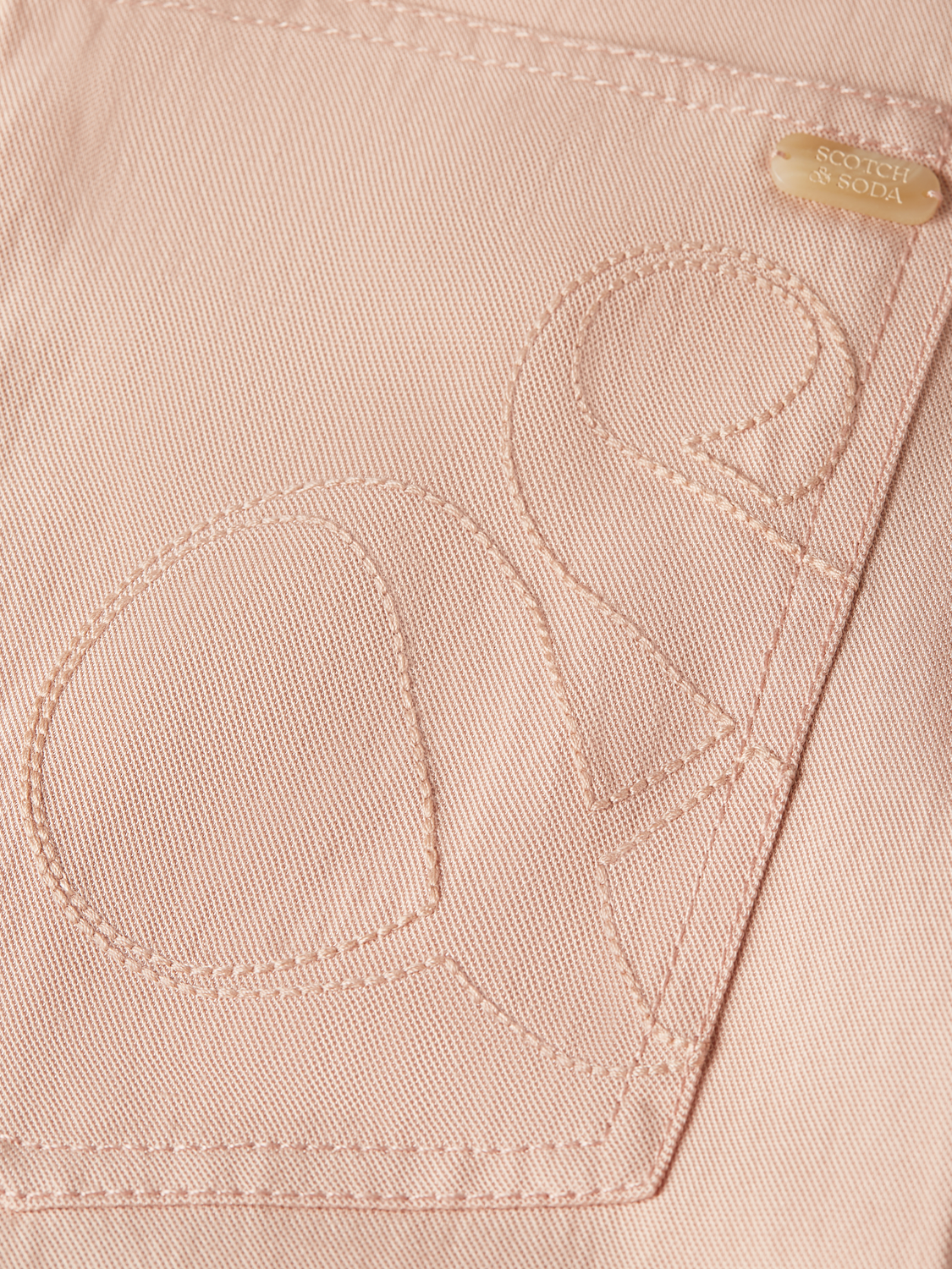 Lotus Twill high rise barrel leg pants