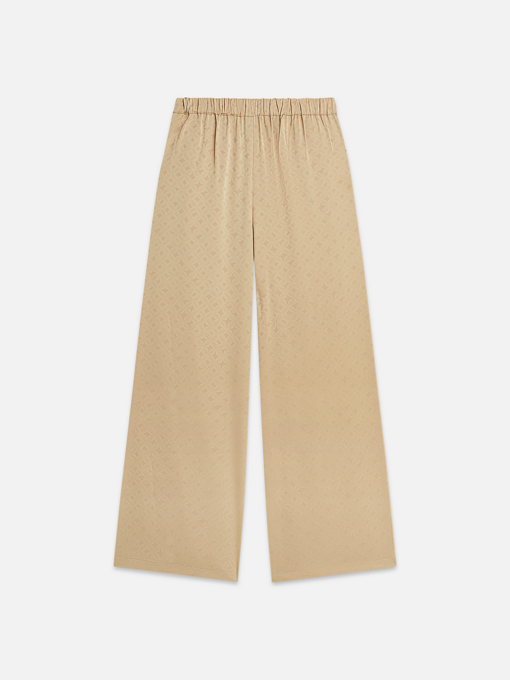 Eleni high-rise wide-leg jacquard pants