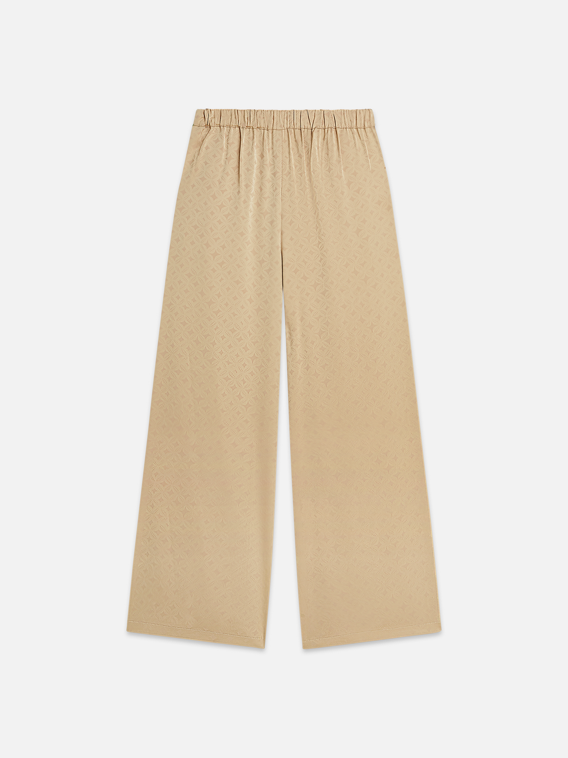 Eleni high-rise wide-leg jacquard pants