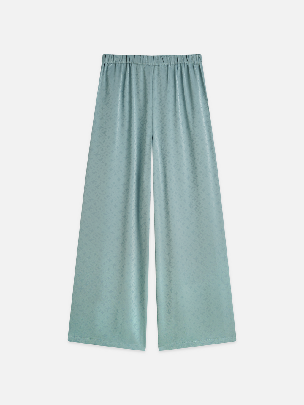 Eleni high-rise wide-leg jacquard pants