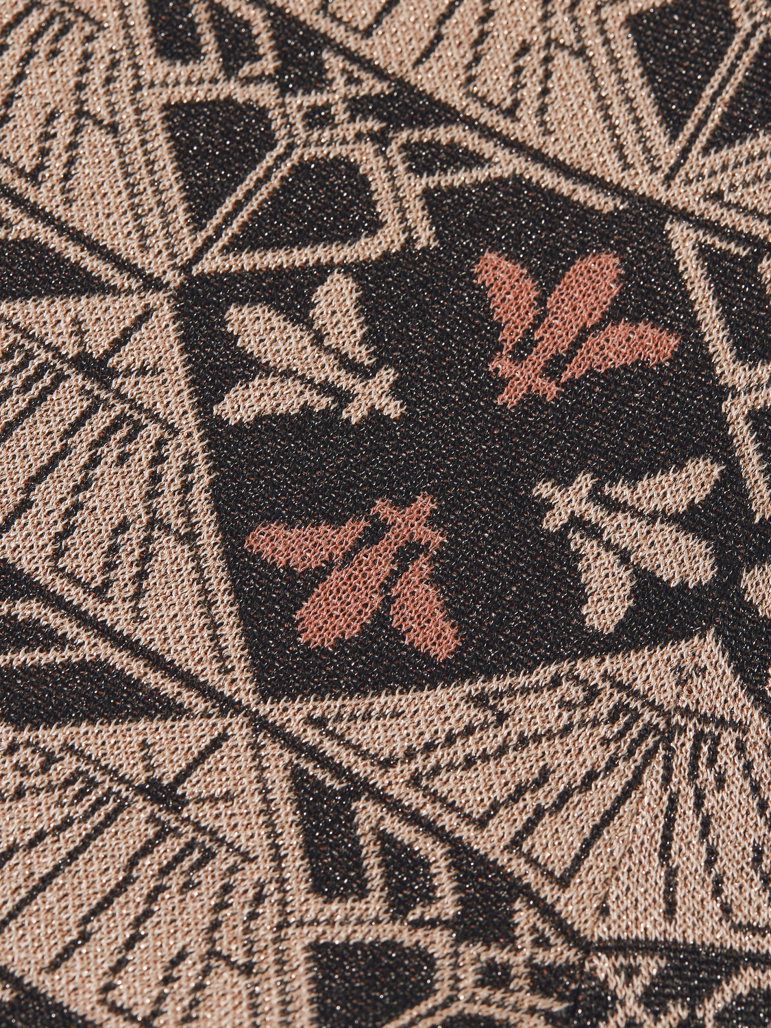 Monogram jacquard relaxed trousers