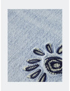 Buzz Slim Jeans detail shot showing fabric and craftsmanship by Scotch & Soda