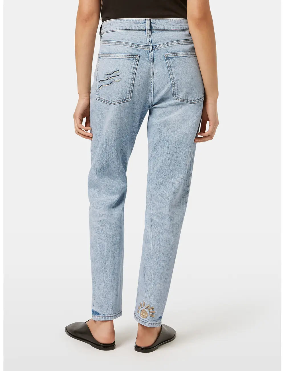 Buzz Slim Jeans full model shot showing overall fit by Scotch & Soda