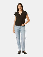 The Buzz Slim Boyfriend Jeans — Spring Lights (Blue/Grey) - Scotch & Soda