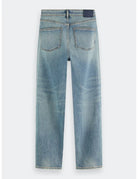 Sky Straight Jeans flat lay back view by Scotch & Soda