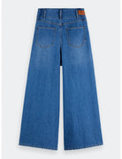 Wave Cropped Jeans flat lay back view by Scotch & Soda